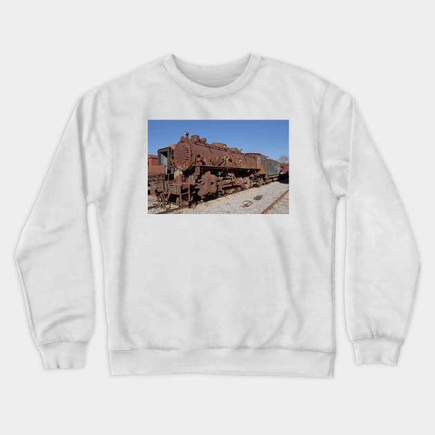 disused steam loco Crewneck Sweatshirt by Random Railways